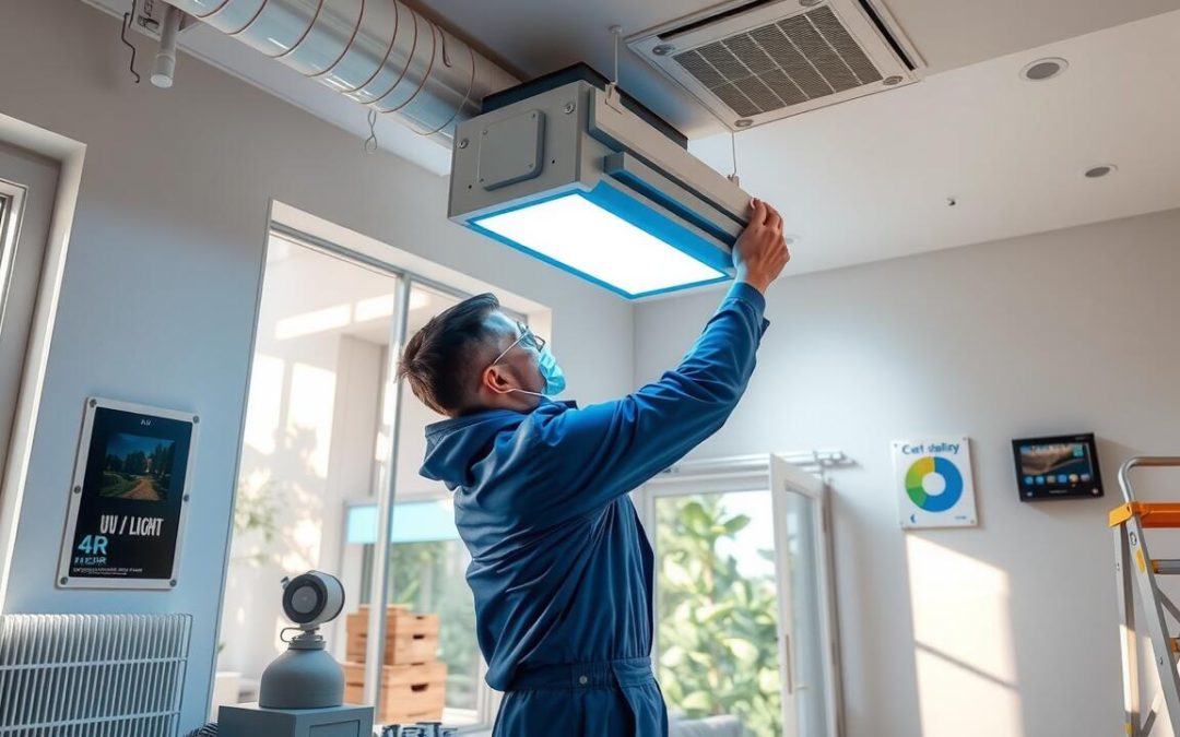 Where to install UV light in HVAC system?