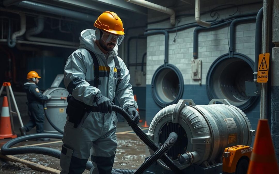 Who cleans up raw sewage near me?